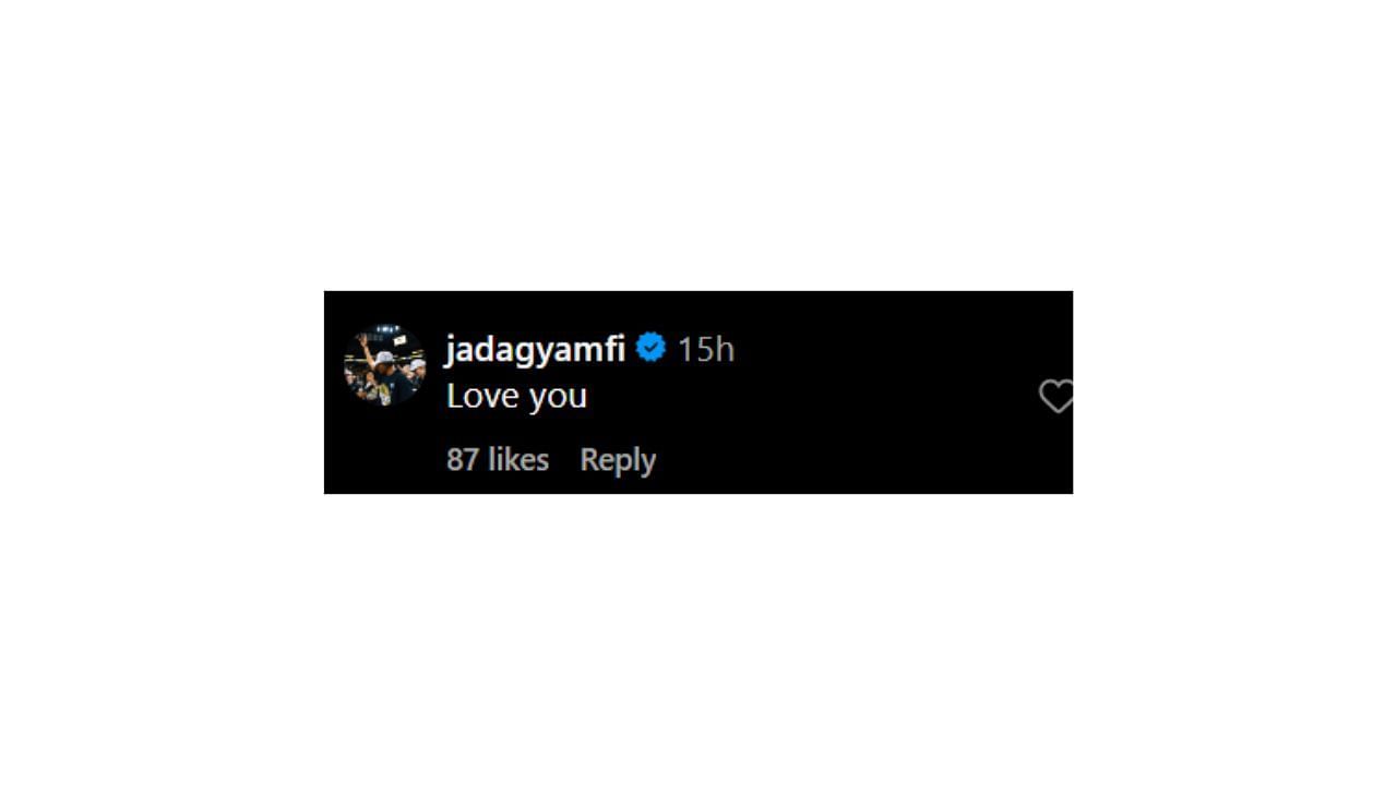 Jada Gyamfi&#039;s reaction