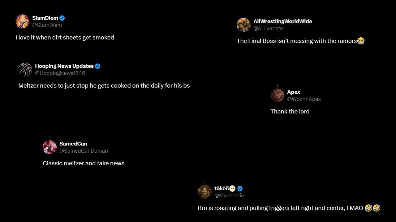 Fans react to The Rock dismissing the rumors. [Image credits: X/Twitter]