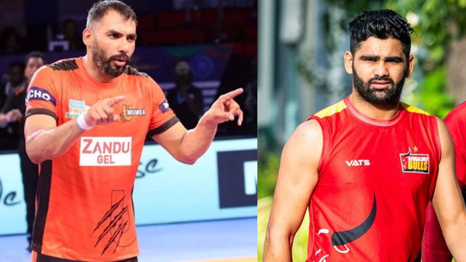 Pardeep Narwal picks Anup Kumar as captain in his Pro Kabaddi League all-time 7, leaves out Pawan Sehrawat, Fazel Atrachali (Image via PKL and Bengaluru Bulls)