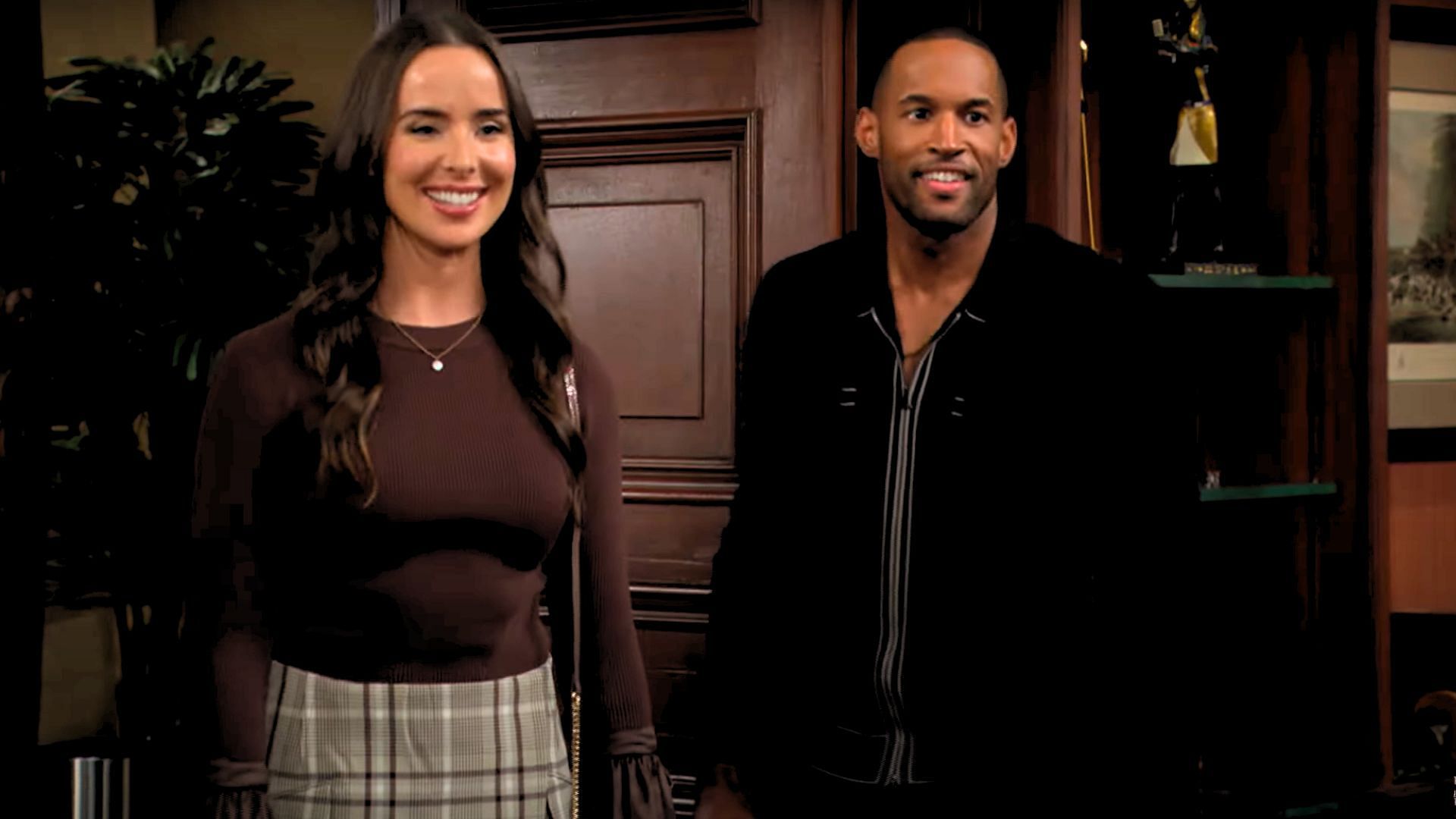 Carter is supporting Ivy Forrester&#039;s line (Image via YouTube/@boldandbeautiful)