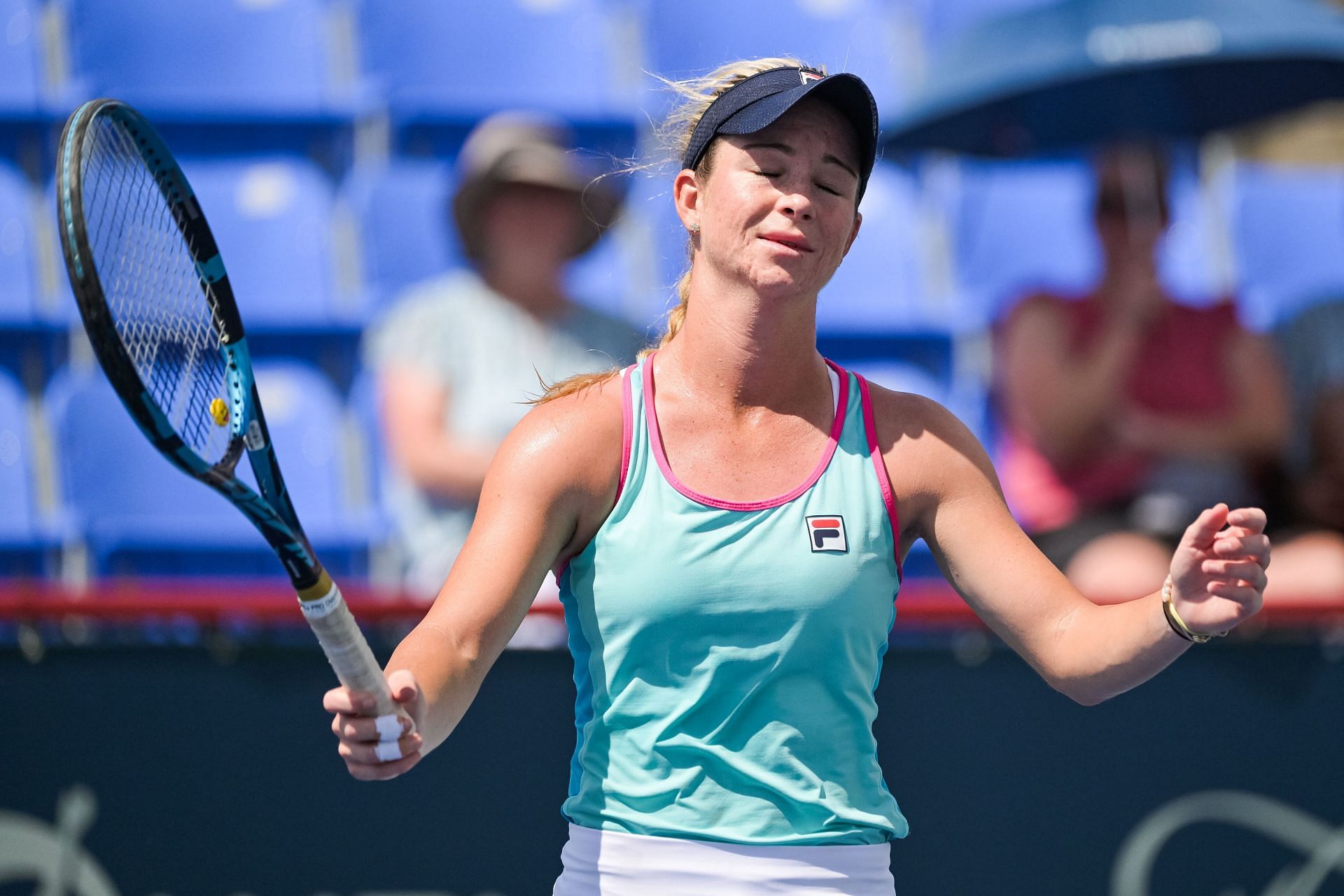 Elizabeth Mandlik at the Canadian Open 2024. (Photo: Getty)