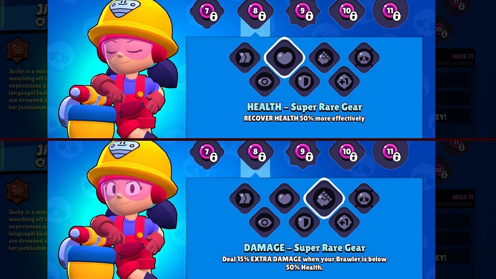 Damage and Health Super Rare Gear (Image via Nuverse)