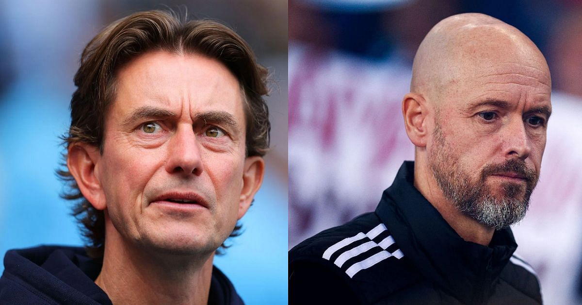 Thomas Frank gave his take on Erik ten Hag scrutiny (Images - Getty)