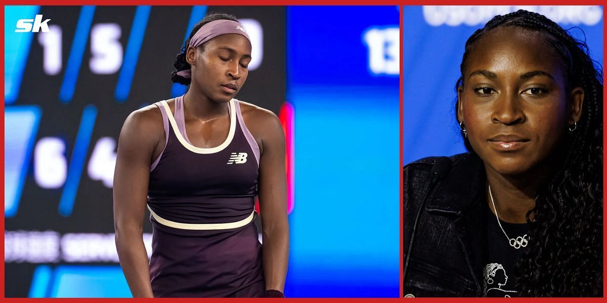 Coco Gauff exited the Wuhan Open in the semifnals. (Source: Getty)