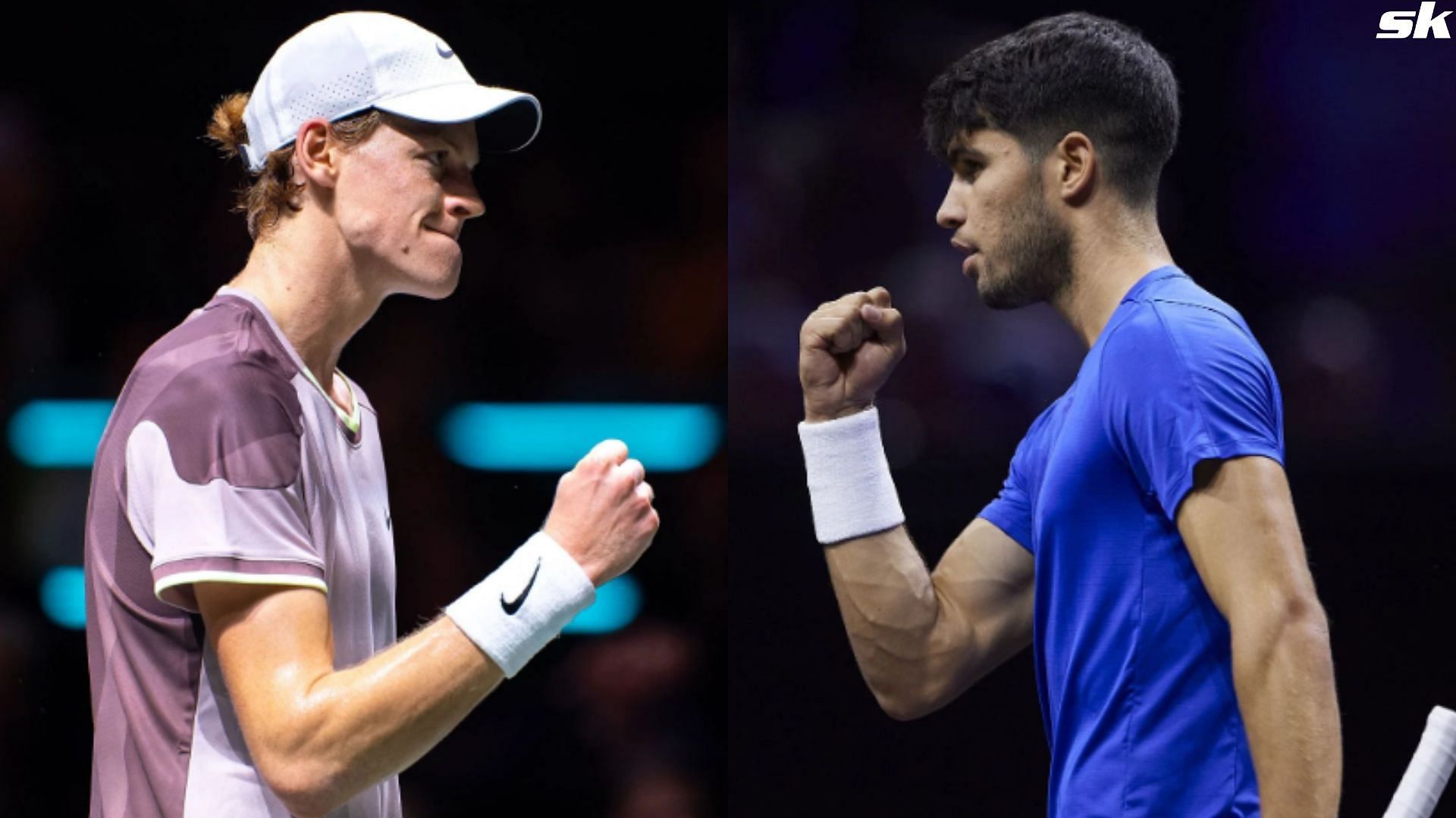 Jannik Sinner and Carlos Alcaraz enjoyed a big payday at the 2024 Six Kings Slam (Picture: Getty)