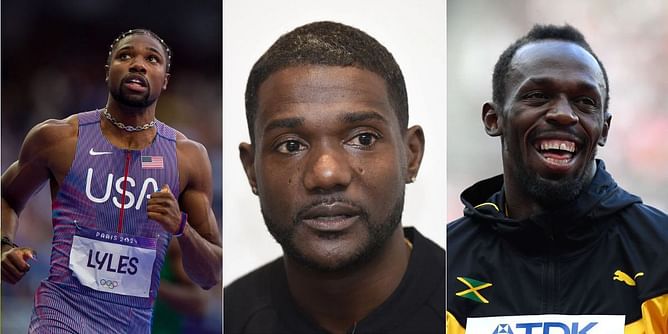 "Noah Lyles is more so about like chasing retired athletes" -Justin Gatlin and Rodney Green weigh in on American aiming for records set by Usain Bolt