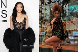 In Pictures: Suni Lee dazzles in a black dress as she poses with Tyla at the CFDA Fashion Awards 2024