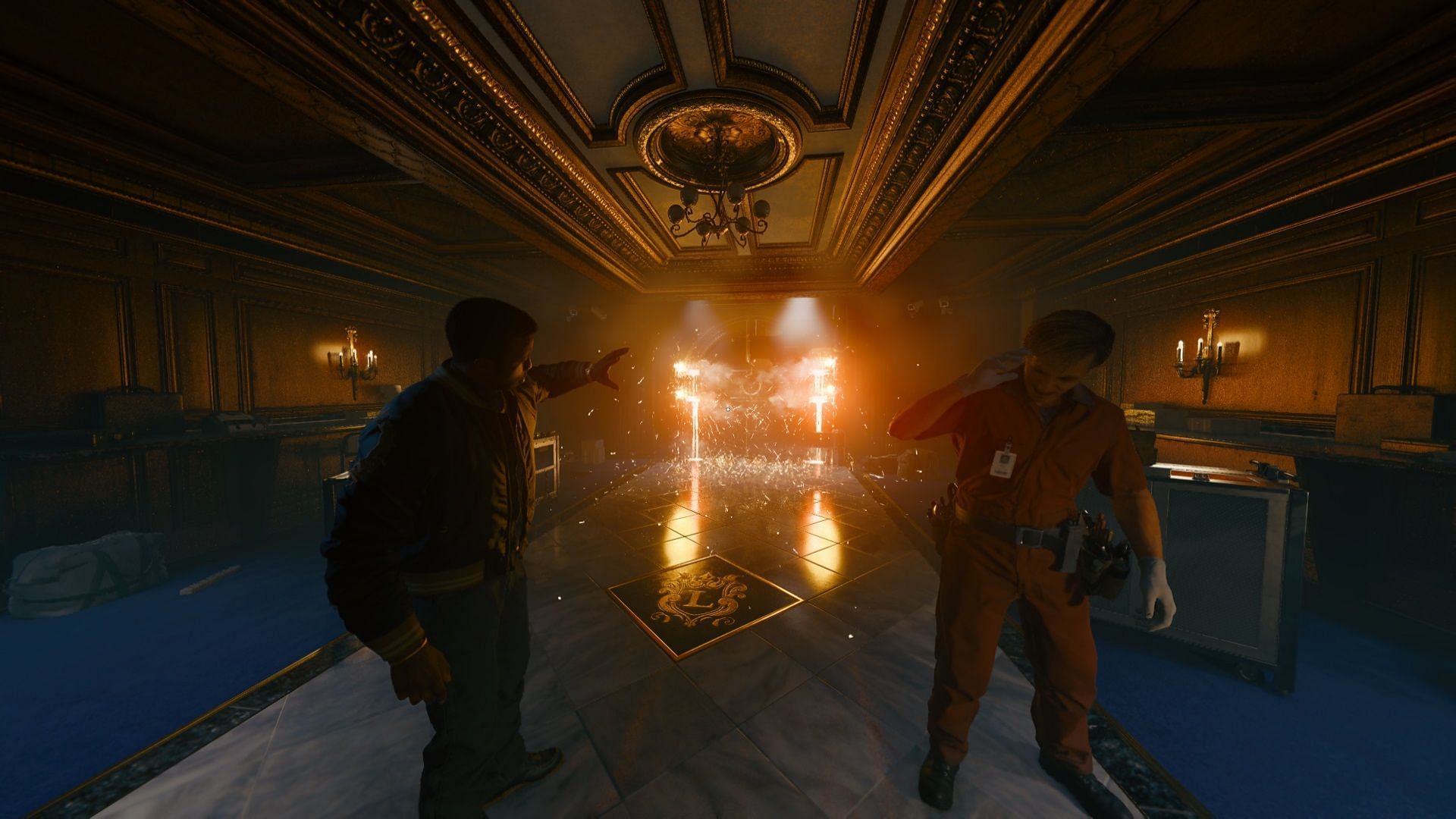 Blowing up the vault in the mission, &quot;High Rollers,&quot; in Black Ops 6 (Image via Activision)