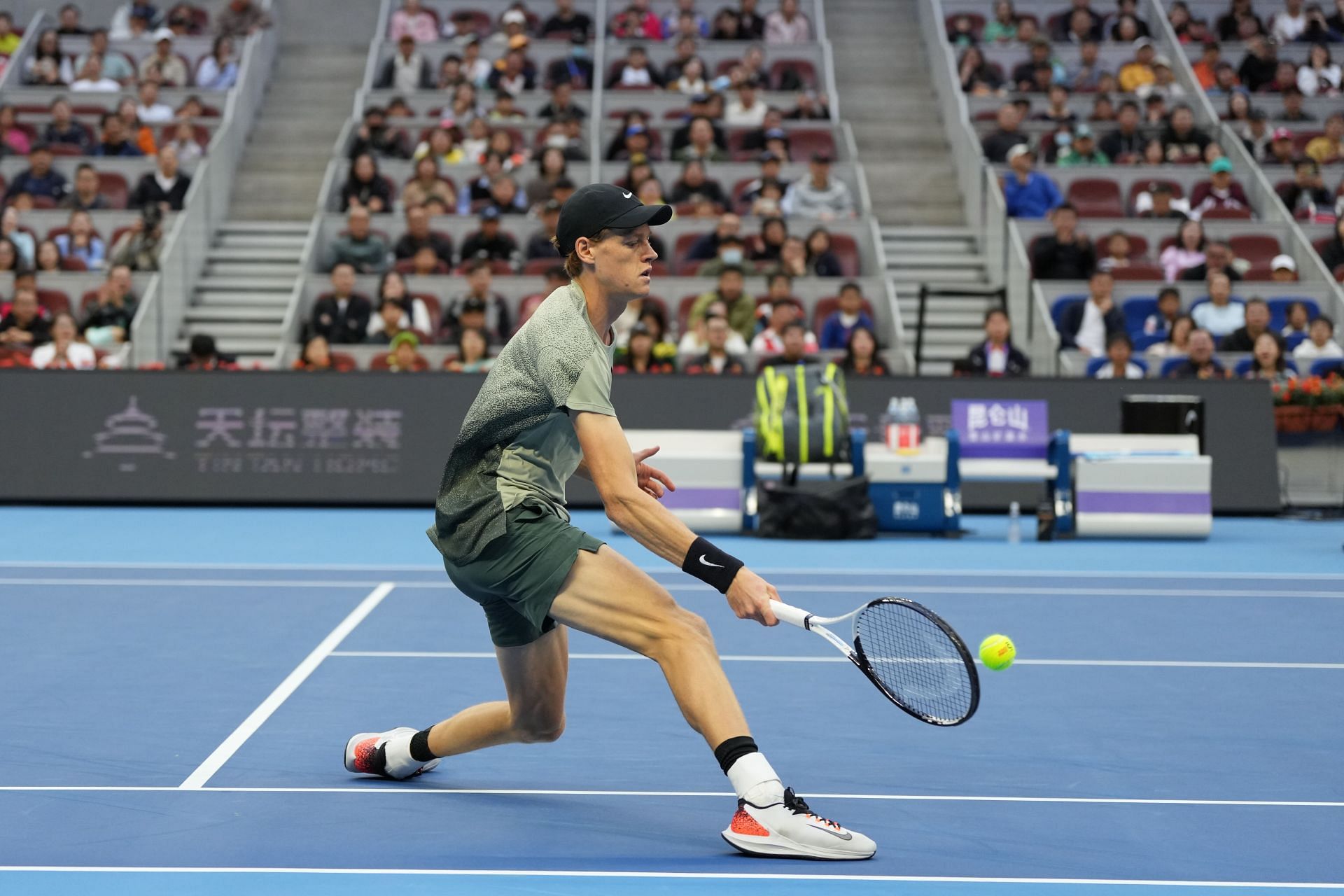 Sinner in the 2024 China Open - Day 10 - Source: Getty