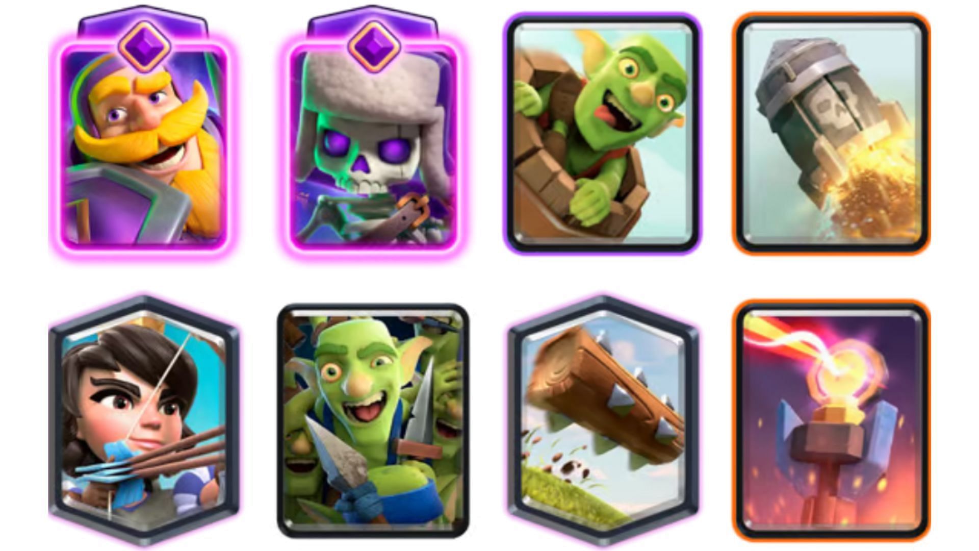 Log Bait deck in Clash Royale (Image via SuperCell)