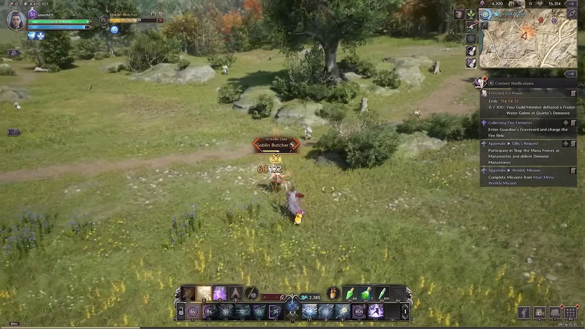 Take in the beautiful world of Throne and Liberty (Image via Deltia&#039;s Gaming/YouTube)