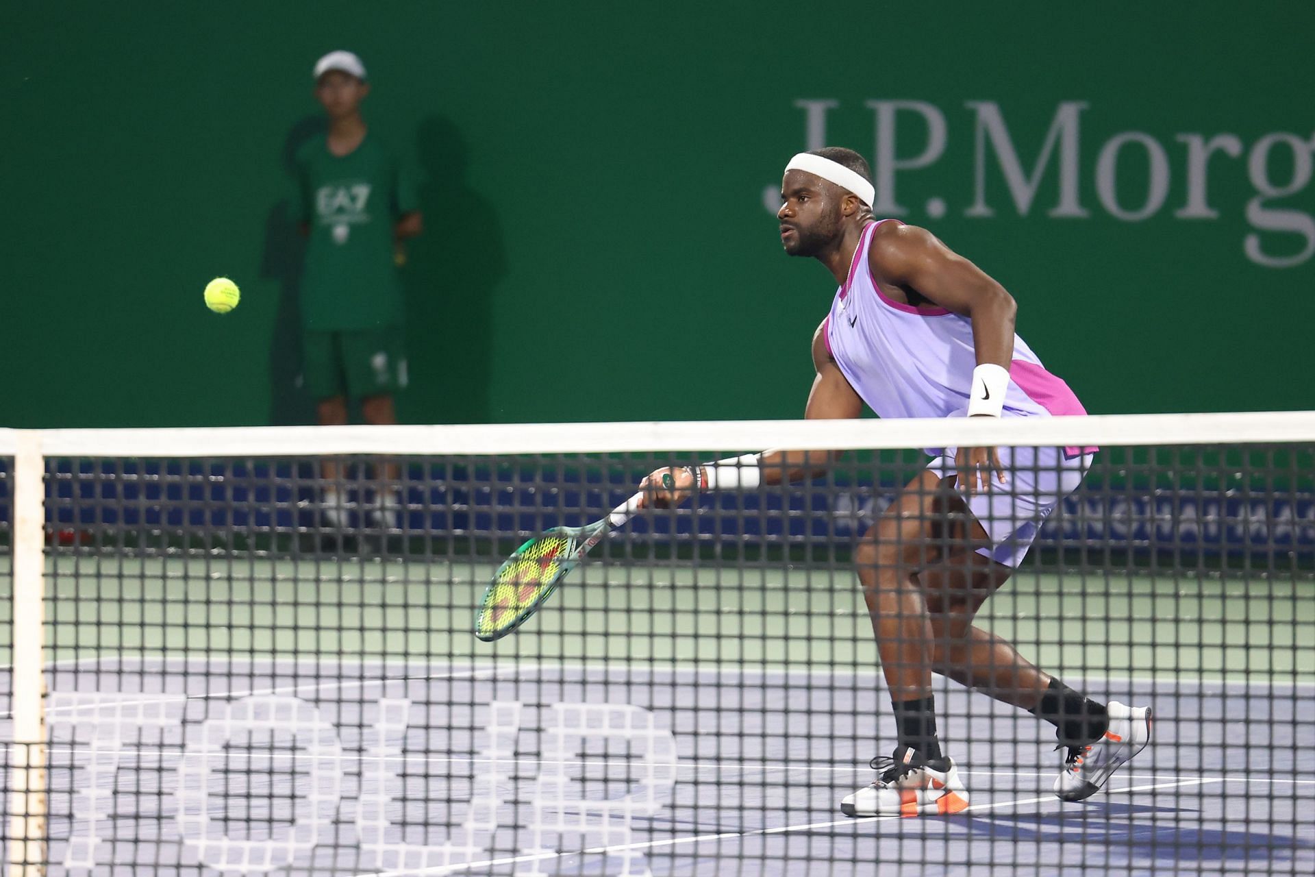 Frances Tiafoe pictured at the 2024 Shanghai Masters - Image Source: Getty