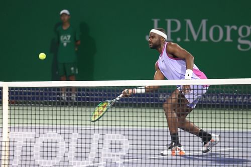 Frances Tiafoe pictured at the 2024 Shanghai Masters - Image Source: Getty