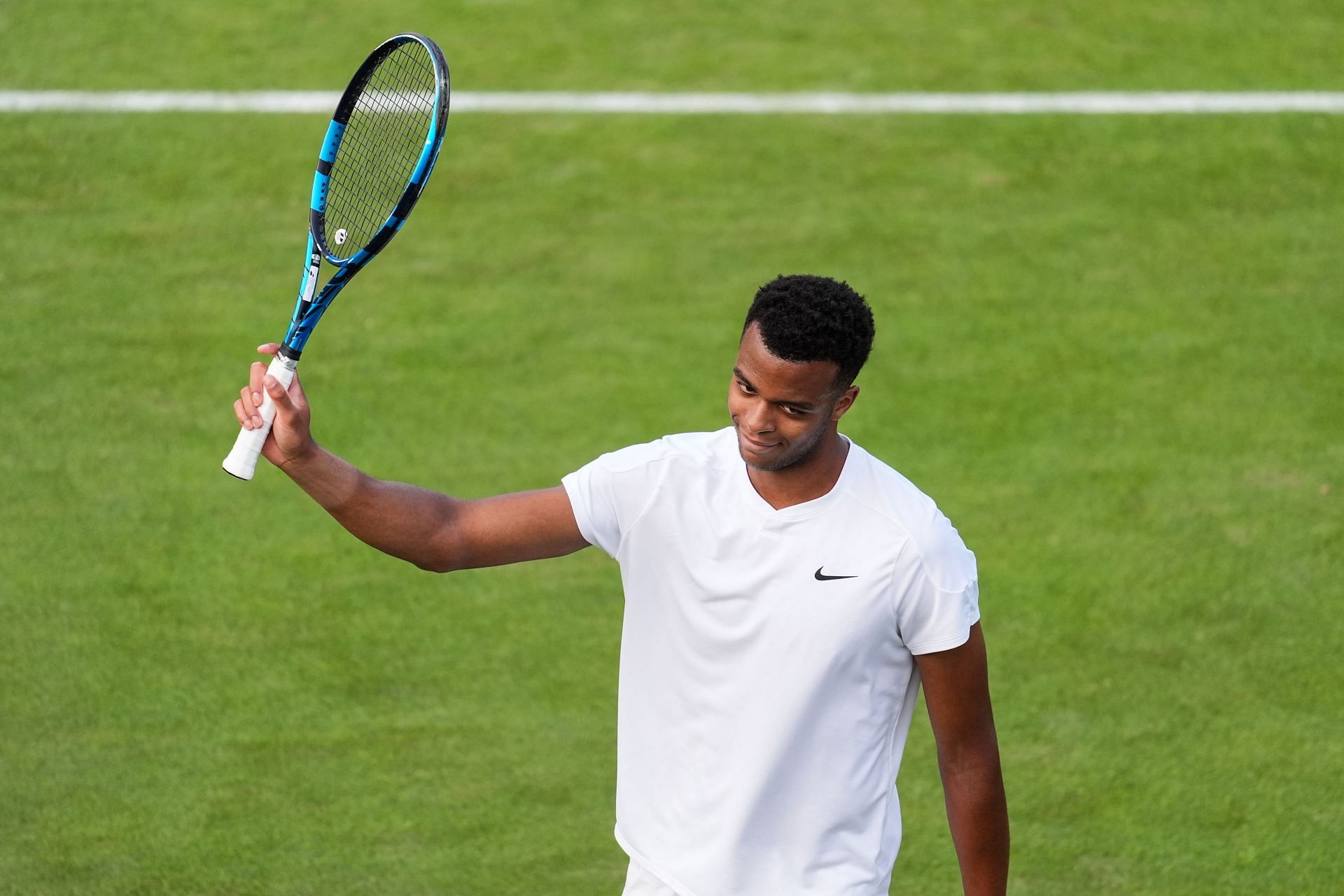 Giovanni Mpetshi Perricard at Wimbledon 2024. (Photo: Getty)