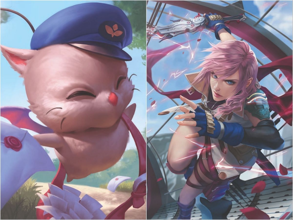 Adorable Moogles, and the brave, stoic Lightning will also take an appearance (Image via Wizards of the Coast)