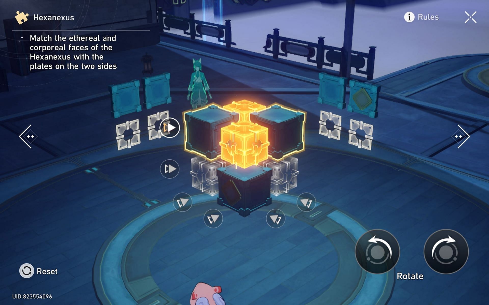 Second hard mode puzzle (Image via HoYoverse)