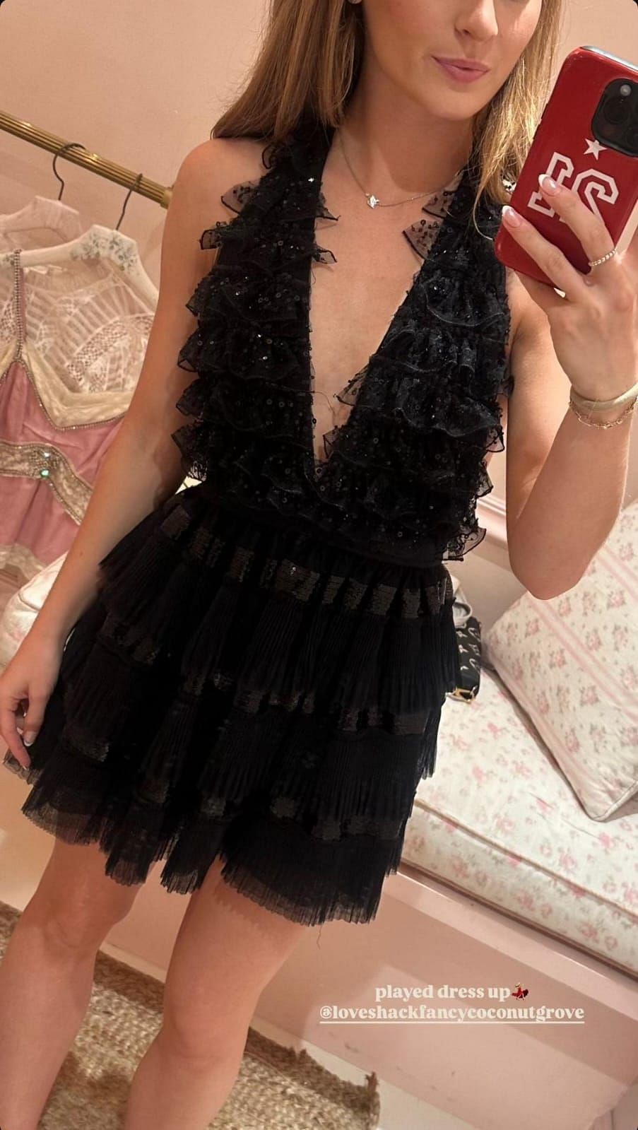 Jenna Petty&#039;s date night dress (Source: Jenna Petty&#039;s Instagram)