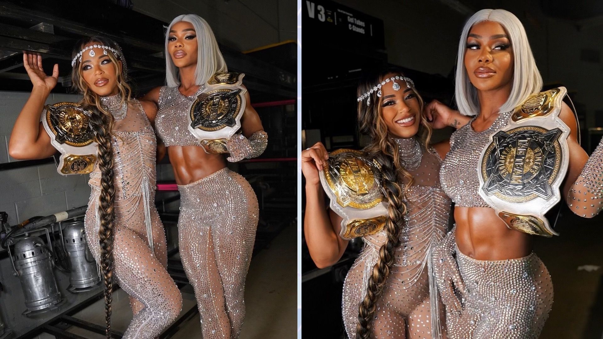 Jade Cargill and Bianca Belair reclaimed the Women