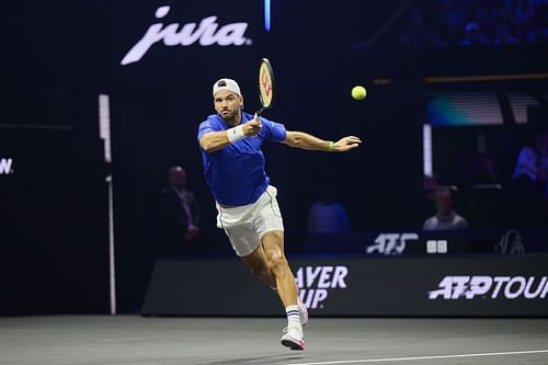 Grigor Dimitrov at the Laver Cup 2024. (Photo: Getty)