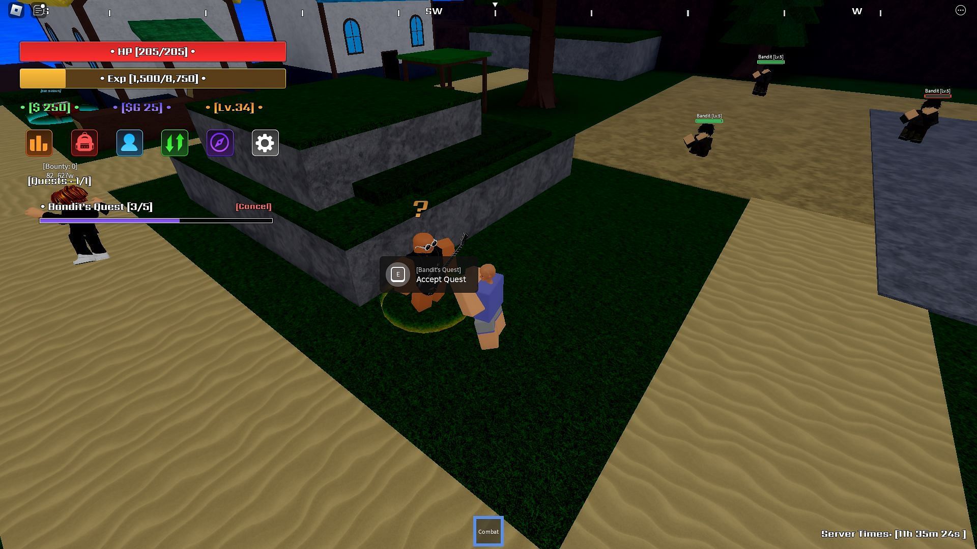 Gameplay screenshot from Verse Piece (Image via Roblox)