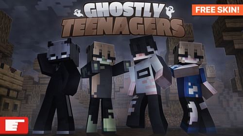 The Ghostly Teenagers skin pack (Image via Mojang Studios)