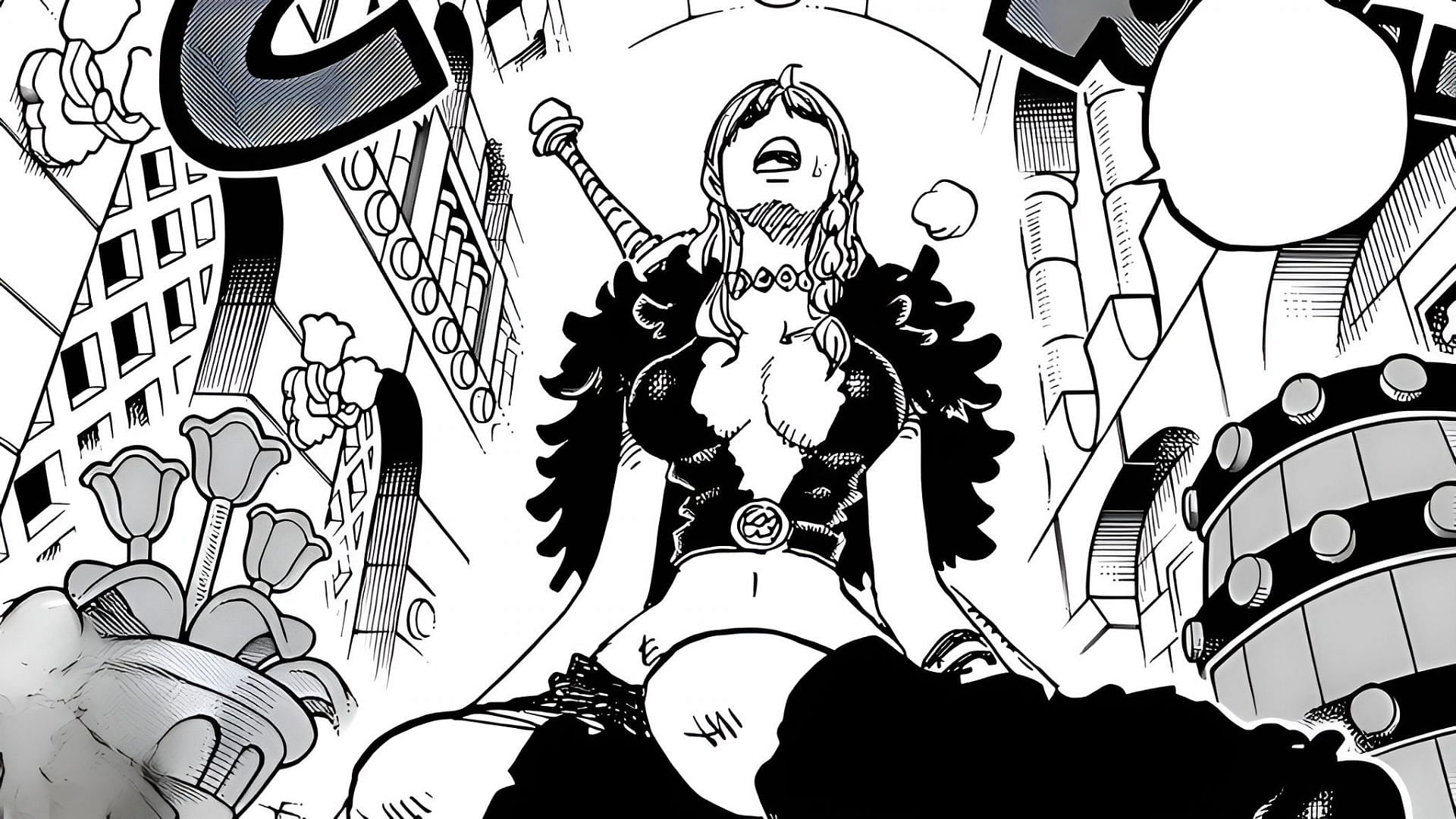 Nami as seen in the Elbaph arc (Image via Eiichiro Oda/Shueisha)