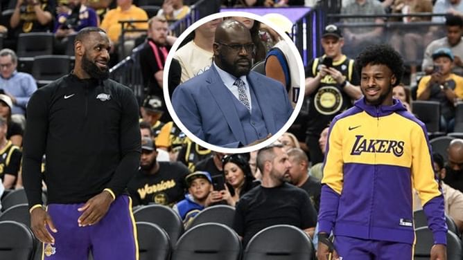 Shaquille O'Neal reveals envy over not achieving LeBron James' father-son NBA feat with Bronny
