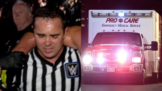Referee stops WWE match due to injury on SmackDown, superstar helped to the back by officials