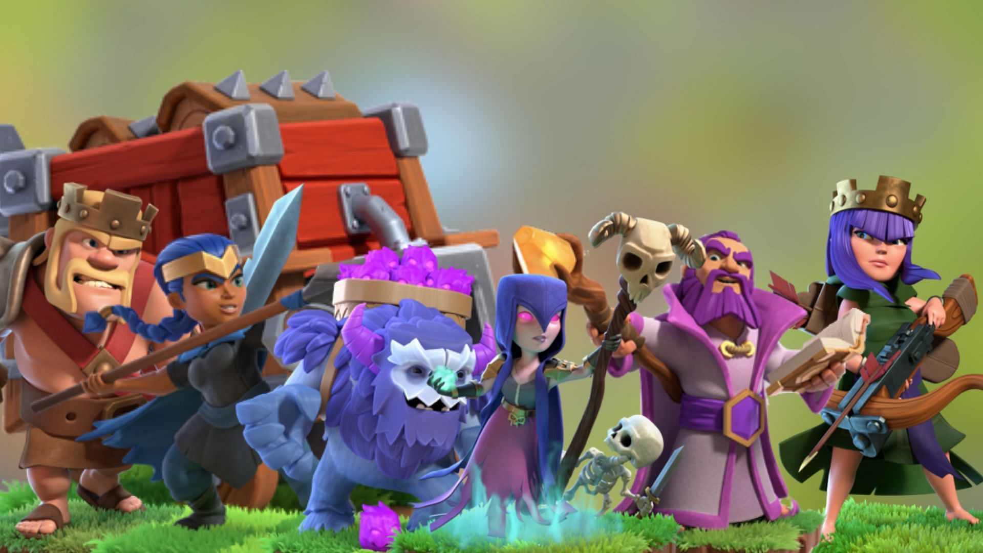 Town Hall 14 Zap Yeti Witch (Image via SuperCell)