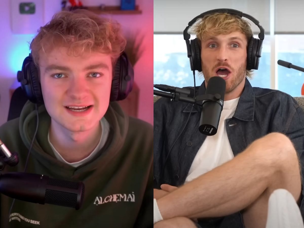 Explaining the feud between TommyInnit and Logan Paul (Image via YouTube/TommyInnit and ImPaulsive)