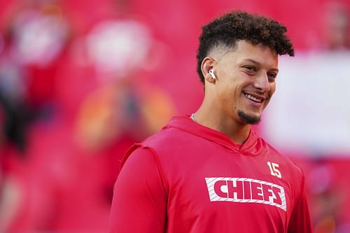 Patrick Mahomes during New Orleans Saints vs. Kansas City Chiefs - Source: Getty