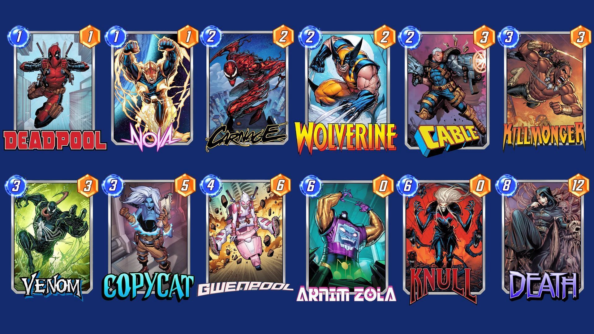 The Deadpool &amp; Wolverine Deck is a classic Marvel Snap Wolverine deck (Image via Nuverse)