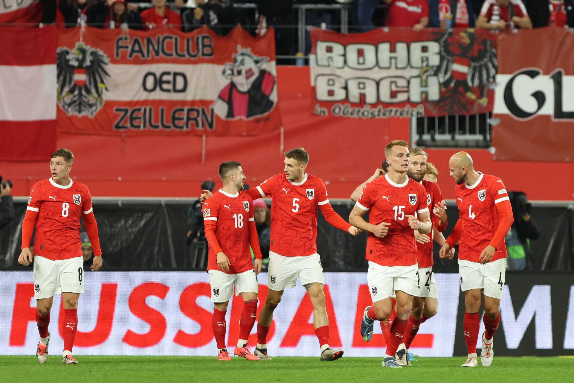 Austria v Kazakhstan - UEFA Nations League 2024/25 League B Group B3 - Source: Getty