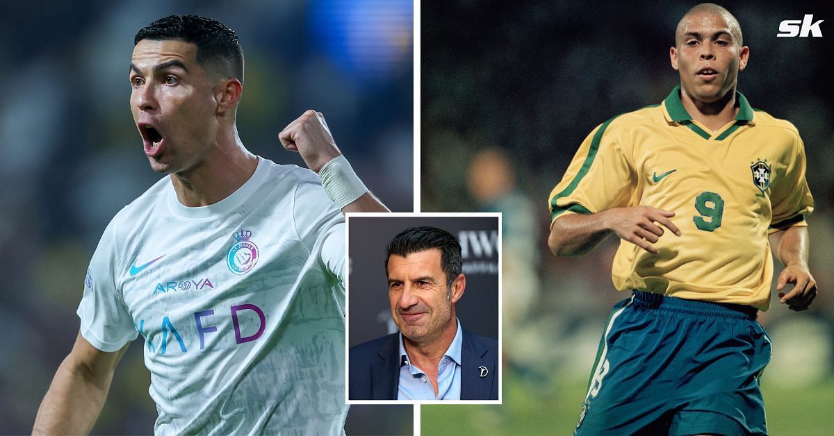 Luis Figo refused to pick between the two Ronaldos
