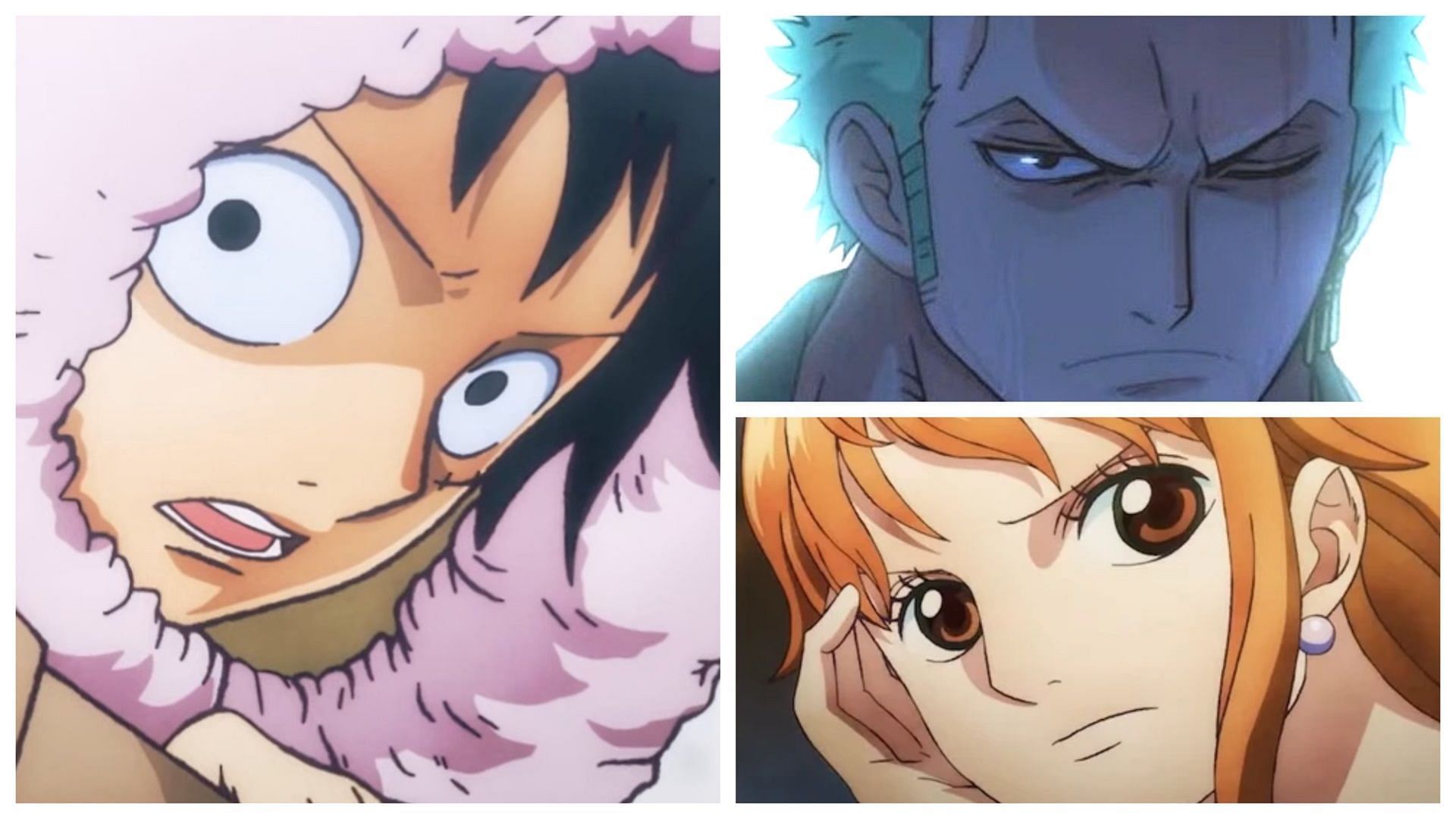 Luffy, Zoro, and Nami in the One Piece anime remake (Image via Toei Animation)