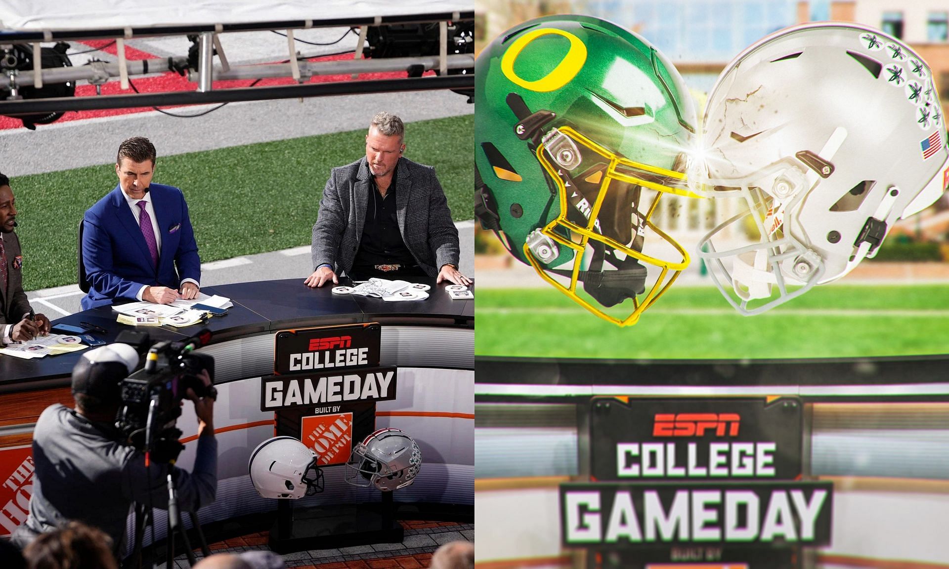 College GameDay Week 7 location. (Image credits: Imagn and Oregon