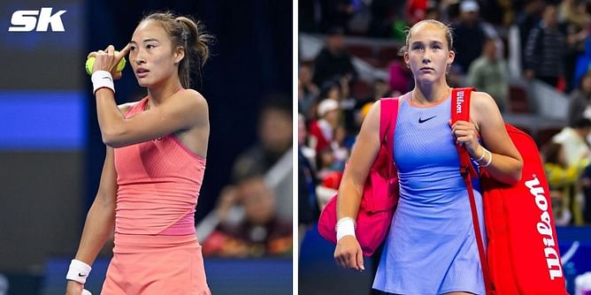 "WTA players so salty";"Any warm handshake when Zheng Qinwen involved?"- Fans react to Chinese's post-match exchange with Mirra Andreeva at China Open