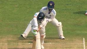 [Watch] R Ashwin strikes in his first over to trap Tom Latham LBW in 2nd IND vs NZ 2024 Test