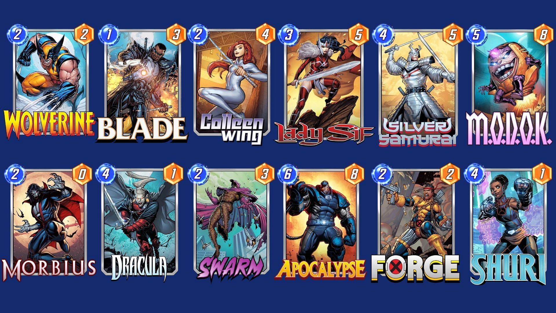 The Standard Discard Deck is an effective Marvel Snap Wolverine deck (Image via Nuverse)