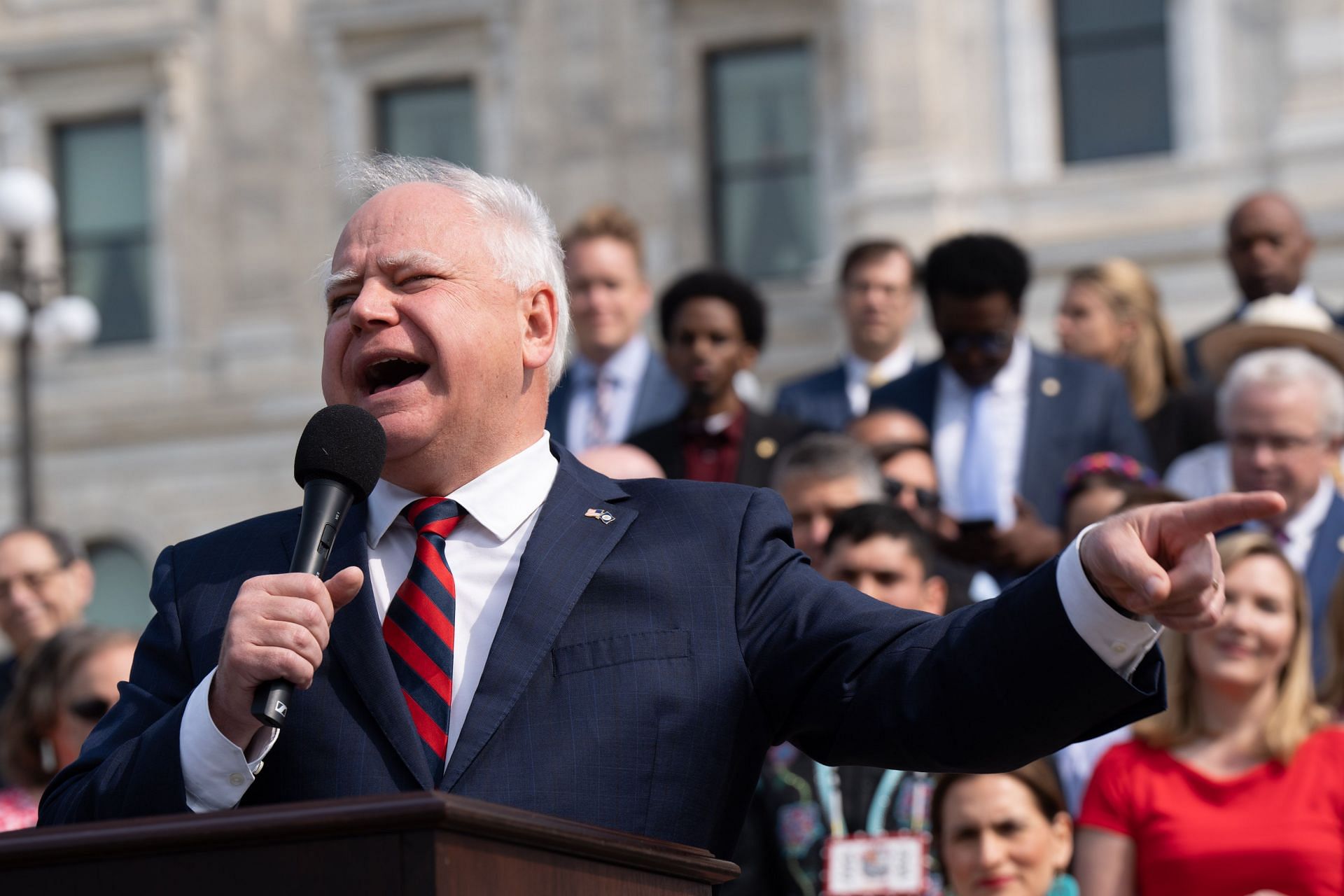 Minnesota Gov. Walz, (Photo by Glen Stubbe/Star Tribune via Getty Images)