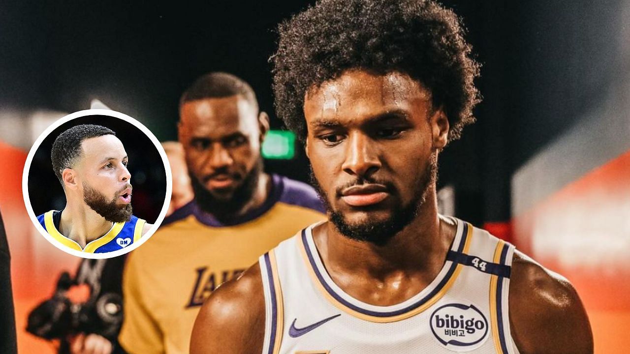 Bronny James reveals Steph Curry