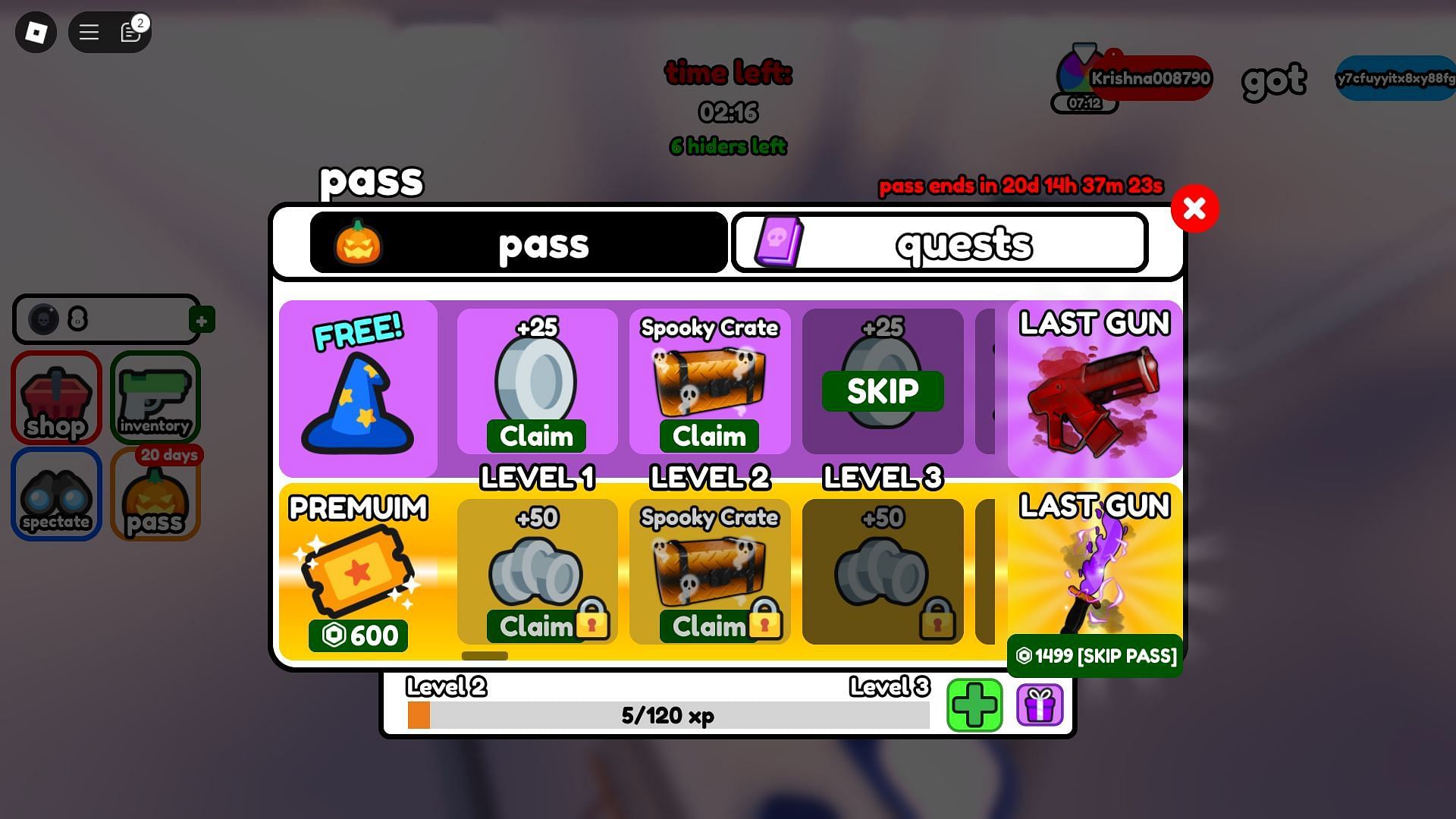 The Season 1 Pass (Image via Roblox)