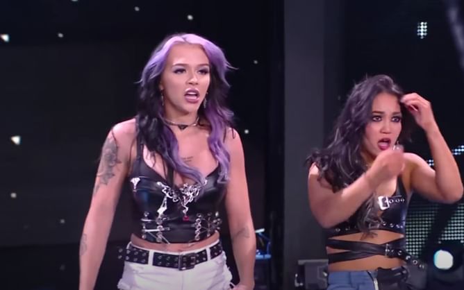 [WATCH] Cora Jade hits an insanely risky move in her first match back after 9 months
