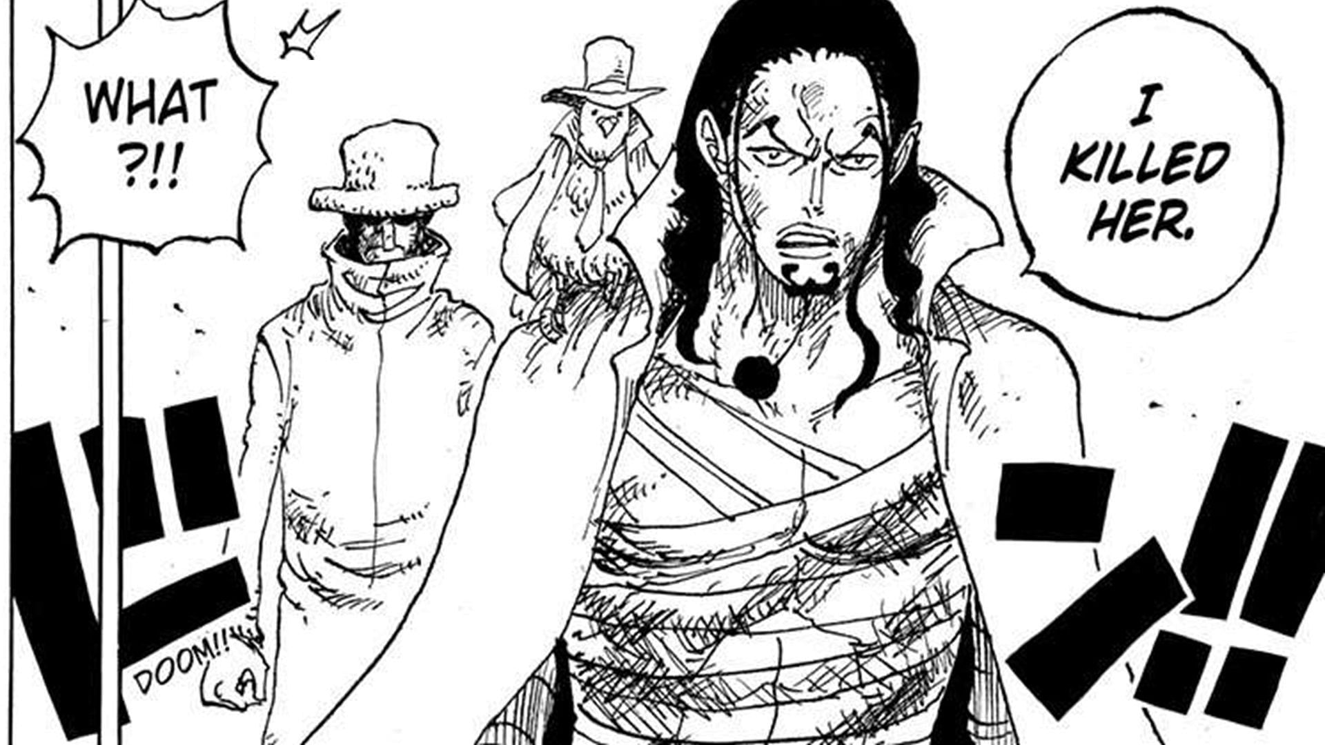 Lucci&rsquo;s words in One Piece chapter 1125 (Image via Shueisha)