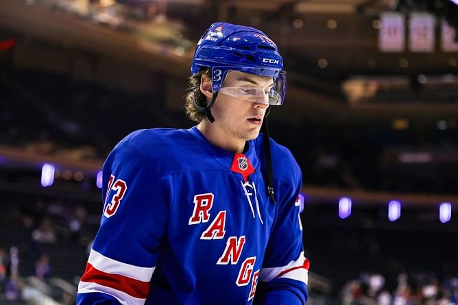 HC Peter Laviolette addresses Matt Rempe's healthy scratch for Rangers' season opener