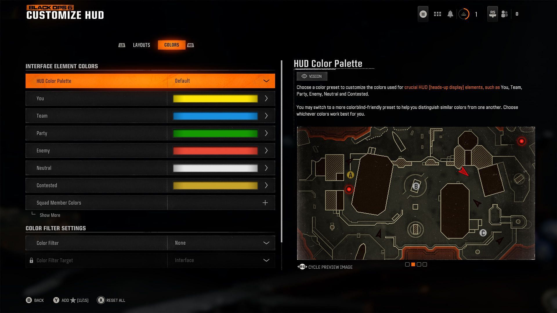 A snap of Black Ops 6&#039;s new customized HUD(Image via Activision)