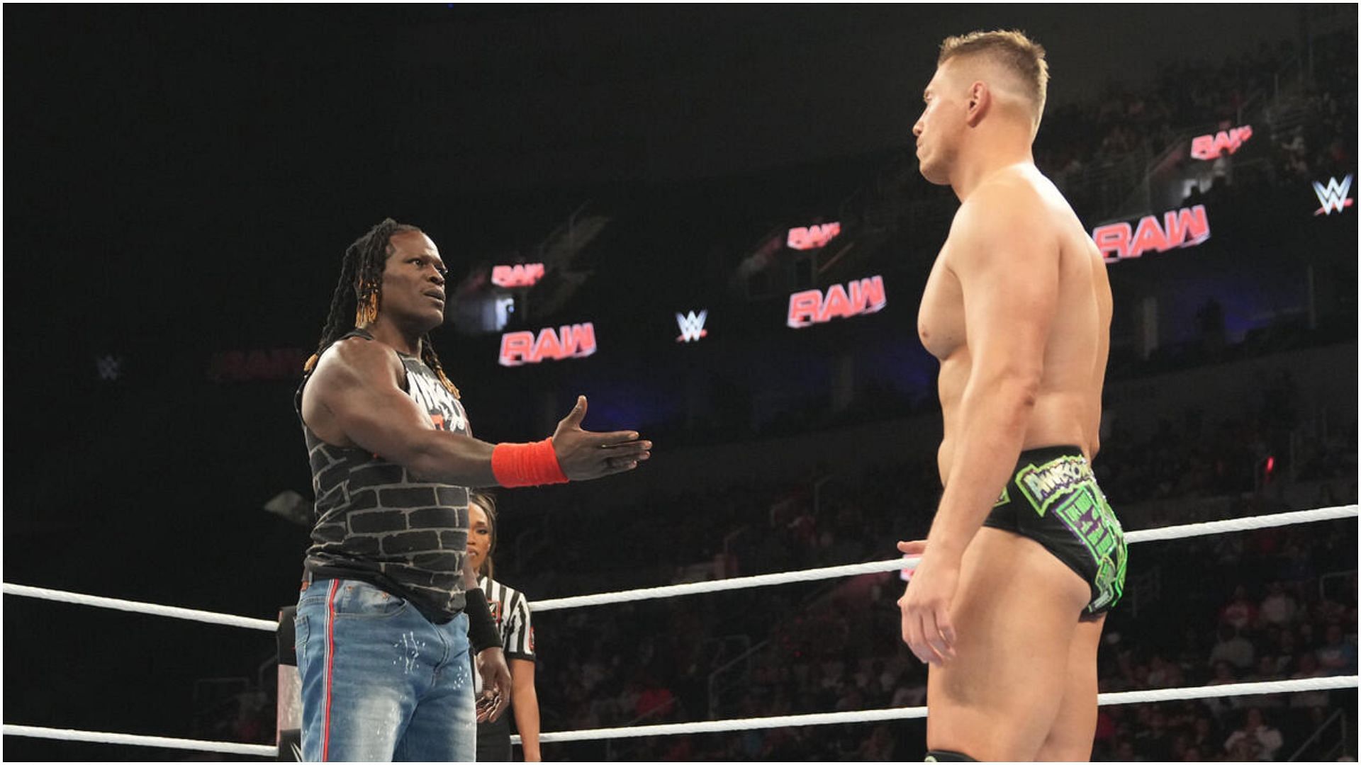 R-Truth and The Miz on an episode of RAW. (Photo via - WWE.com)