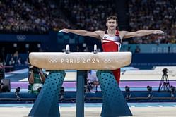 WATCH: Stephen Nedoroscik performs Busnari on Pommel horse in the Ballroom four months after his last training session