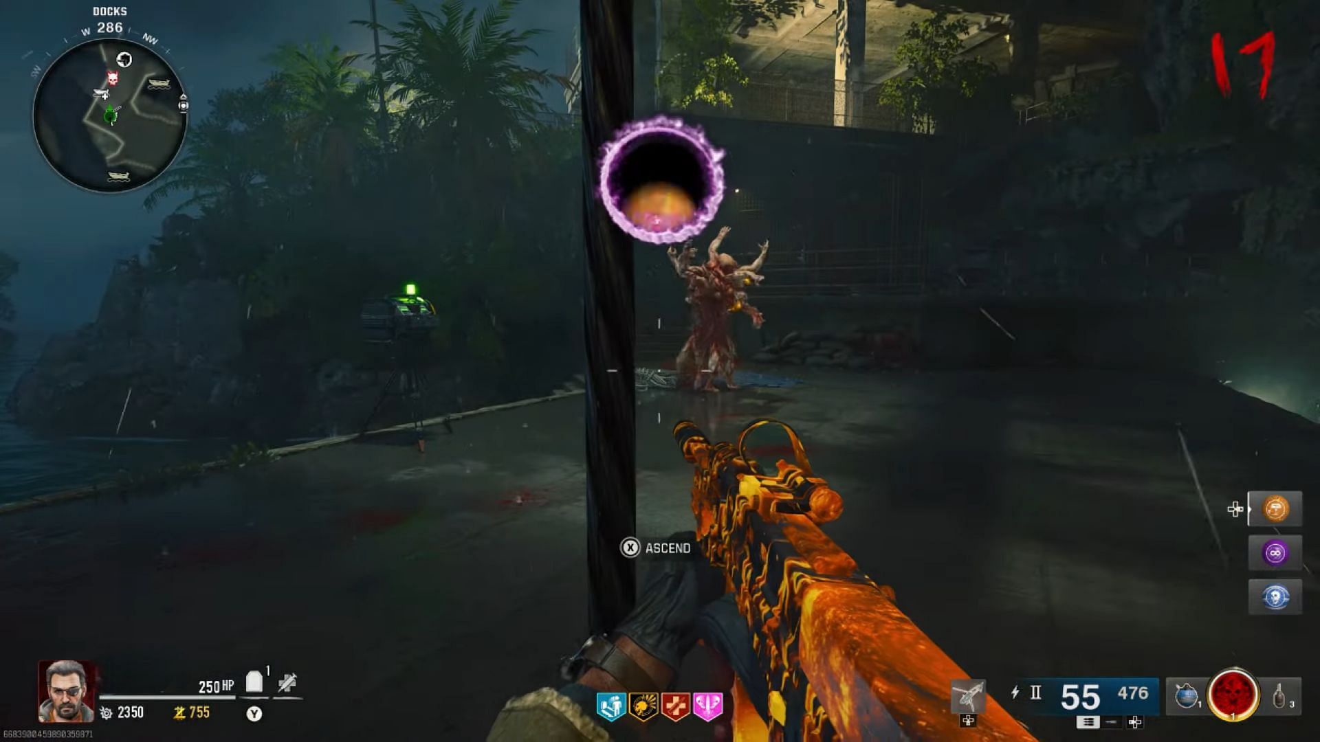 The God Mode glitch location in Black Ops 6 (Image via Activision || YouTube@Caspahz)