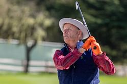 74-year-old Bill Murray spotted stretching at St. Andrews’ Dunhill Links match mid-round